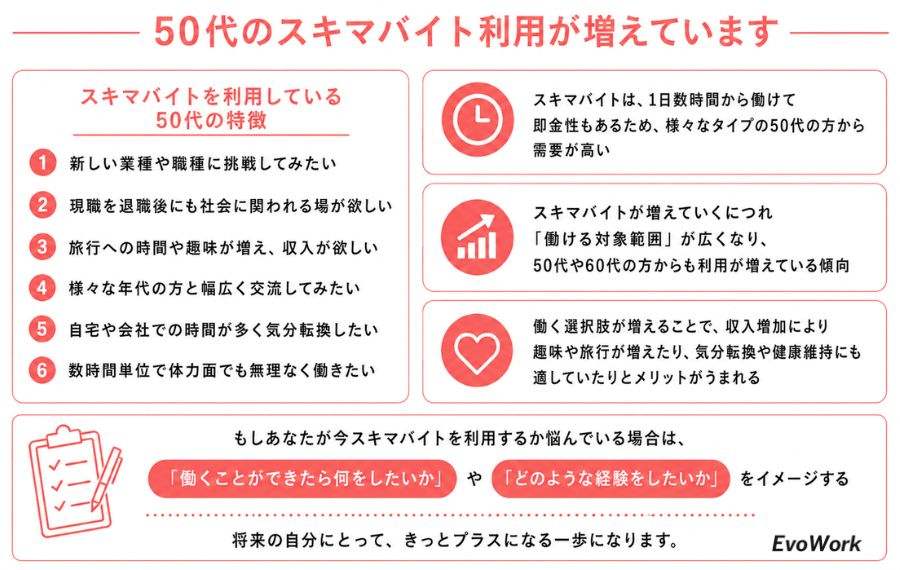 スキマバイトおすすめ理由