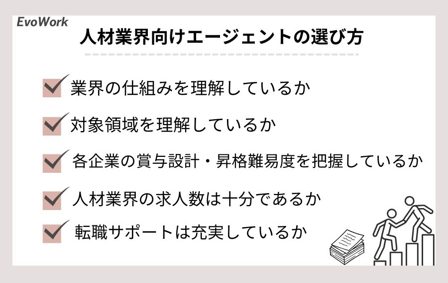 人材業界に強い転職エージェントの選び方