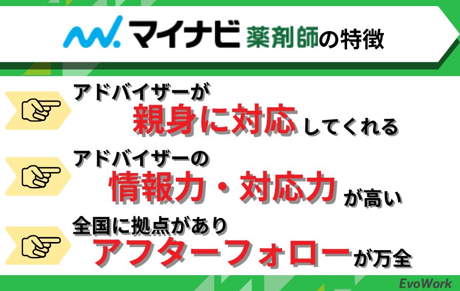 マイナビ薬剤師の特徴