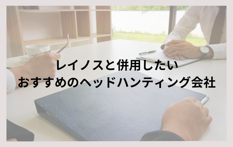レイノスと併用したいおすすめのヘッドハンティング会社