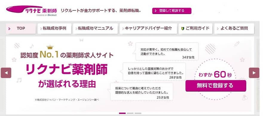 リクナビ薬剤師